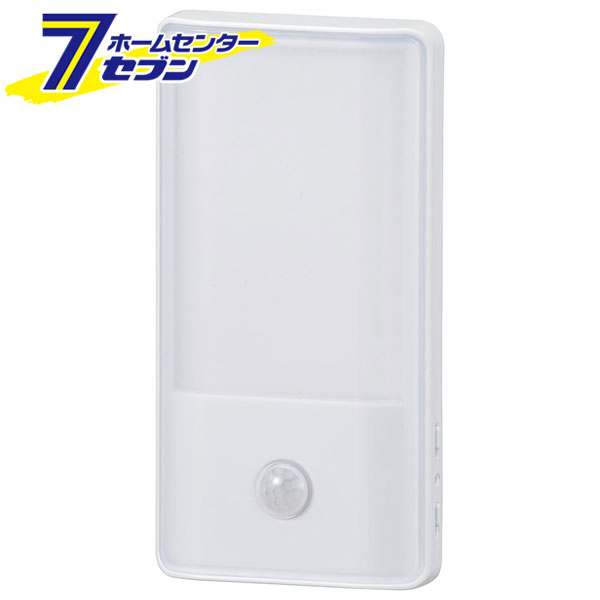 LEDナイトライト 明暗人感センサー式 電球色 （品番）06-1721 NIT-ALA6JY-WL [照明器具:ナイトライトコ..
