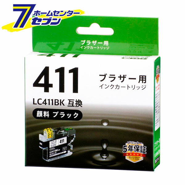 ֥饶ߴ LC411BK ֥å ֡01-7771 INK-B411-BK [OAץ饤:֥饶ߴ ŵ]