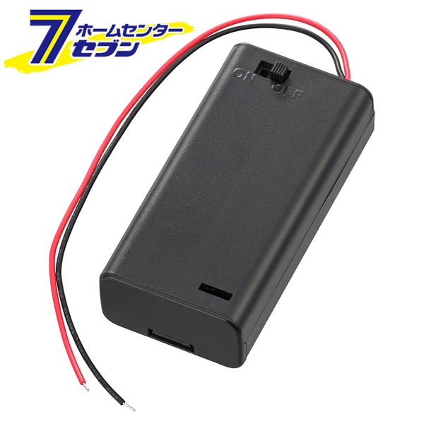 電池ケース 単3×2コ用 スイッチ・カバー付 （品番）06-4947 KIT-UM3X2SK [配線部材・テスター:工作用部..