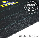 【ポイント10倍】防草シート 2〜3年 1.5m×100m ブラック (法人限定) [防 草 シート 農業 防草 庭 園芸 抑草 法面 畑 ハウス 露地 道路 ...