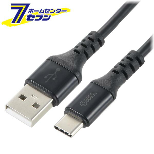 AudioComm_Type-C֥ USB-A to USB-C 1.5m ֥å []01-7132 SMT-L15CAS-K [[ѥ󡦥ޥ۴Ϣ:USB֥] ŵ]