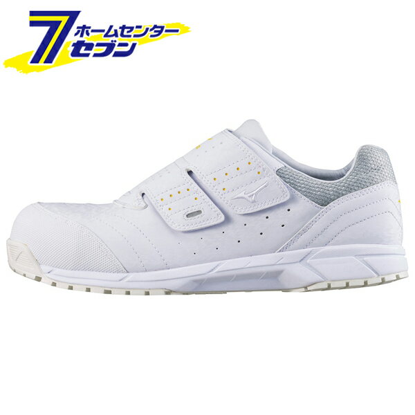 【ポイント5倍】ミズノ オールマイティ ワークシューズ 25.5cm ホワイト AS C1GA181101255 [作業靴 静電気帯電防止 ワーキング スニーカー ユニセックス ローカット ベルト靴 軽量 ]【ポイントUP: 2025年5月9日20:00〜 5月16日1:59まで】