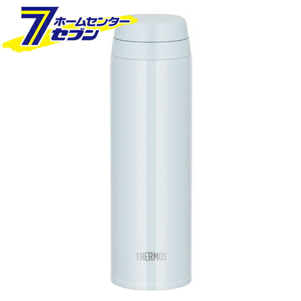 真空断熱 ケータイマグ 500ml ホワイトグレー JOR-500 WHGY [食洗器OK 90℃オープン 水筒 ステンレスボトル スクリュー 保冷 保温 サーモス]