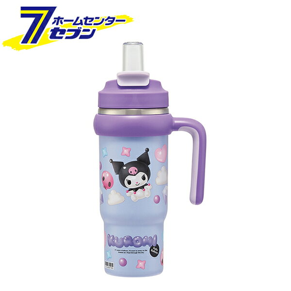 「スケーター ハンドル付タンブラー クロミ 830ml STSTB9」は株式会社ホームセンターセブンが販売しております。メーカースケーター品名ハンドル付タンブラー クロミ 830ml STSTB9 サイズ-重量662商品説明●ハンドル付き2WAYストローステンレスタンブラー！●真空二重構造で保温＆保冷効力あり！●口当たりが良く飲みやすいシリコーン製のストロー飲み＆ソフトなプラスチックの直飲みの2WAY！●飲む時に後ろに倒すと戻らず固定！●キャップが倒れてくるのを防ぐキャップロック設計。●大容量で広口！●注ぎやすく洗いやすい。●ドリンクホルダー対応！●すべり止め付きの持ちやすいハンドル付き。※電子レンジ・冷凍庫・食洗機・食器乾燥機は使用しないでください。■カラー：パープル■サイズ：約・ハンドル含む：φ102×298mm・ハンドル部含まず：φ78×298mm■容量：830ml■保温効力（6時間）：56度以上■保冷効力（6時間）：9度以下■品質表示：・本体内側：ステンレス鋼・本体外側：ステンレス鋼（アクリル樹脂塗装）・口がね：ステンレス鋼・ストロー飲み口：シリコーンゴム・飲み口キャップ：飽和ポリエステル樹脂・熱可塑性エラストマー・ストロー：ポリプロピレン・フタ：ポリプロピレン・キャップ：ポリプロピレン・ハンドル：ポリプロピレン・熱可塑性エラストマー・パッキン：シリコーンゴム・底板：シリコーンゴム・バネ：ステンレス鋼※パッケージ、デザイン等は予告なく変更される場合があります。※画像はイメージです。商品タイトルと一致しない場合があります。《クロミちゃん サンリオ 保温 保冷 ストロー付 直飲み ステンレスボトル 水筒 》商品区分：原産国：中国広告文責：株式会社ホームセンターセブンTEL：0978-33-2811
