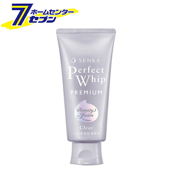 センカ プレミアムパーフェクトホイップ クリア 120g 日本製 ファイントゥデイ [洗顔 ピーリング 角質ケア ニキビ予防 くすみ 薬用成分 SENKA ]