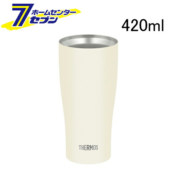 Rakuten - 真空断熱タンブラー 420ml マットホワイト JDY-421C-MTWH サーモス [家飲み 宅飲み 保温 保冷 魔法瓶 冷たさ長持ち 食洗機]