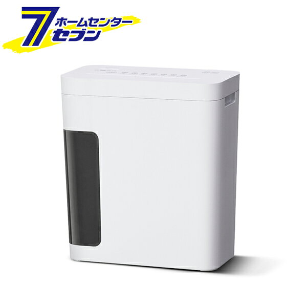 「アイリスオーヤマ パーソナルシュレッダー シズカット クロスカット 9.5L ホワイト P5GC-45」は株式会社ホームセンターセブンが販売しております。メーカーアイリスオーヤマ品名パーソナルシュレッダー シズカット クロスカット 9.5L ホワイト P5GC-45 サイズ-重量-商品説明●作業中や電話中でも音が気にならない静音設計（空転時45dB）で、家庭や小規模オフィスにスッキリ置けるコンパクトシュレッダーです。※45dBの目安：美術館・戸建住宅地。●約4×約25mmのクロスカット採用で、個人情報・機密情報を処理します。●ダストボックス容量は9.5Lでオフィスでも自宅でも使いやすい容量です。●お手入れ簡単：ゴミ箱式を採用。外して捨てるだけでゴミ捨て完了。●グリーン購入法適合商品です。■カラー：ホワイト■サイズ：約幅31.4×奥行16.4×高さ35.1cm（スイッチ・電源コード含まず）■質量：約4.1kg（電源コード含む）■電源コード長さ：約1.2m■定格電源：AC100V、50/60Hz■定格消費電力：52W■待機電力：0.5W■投入幅：220mm（紙投入口）■定格連続使用時間：10分■細断サイズ：約4×約25mm（クロスカット）■細断速度（50/60Hz）：約2.3m/分■定格細断枚数（A4コピー用紙 64g/m2）：4枚■最大細断枚数（A4コピー用紙 64g/m2）：5枚■ダストボックス容量（A4コピー用紙 64g/m2）：9.5L（85枚分）■安全装置：過熱防止装置、ダストボックススイッチ、温度ヒューズ■材質：ABS樹脂、PP、スチール■保証期間：お買い上げ日より1年間※パッケージ、デザイン等は予告なく変更される場合があります。※画像はイメージです。商品タイトルと一致しない場合があります。《静音 コンパクト A4対応 機密情報》商品区分：原産国：中国広告文責：株式会社ホームセンターセブンTEL：0978-33-2811