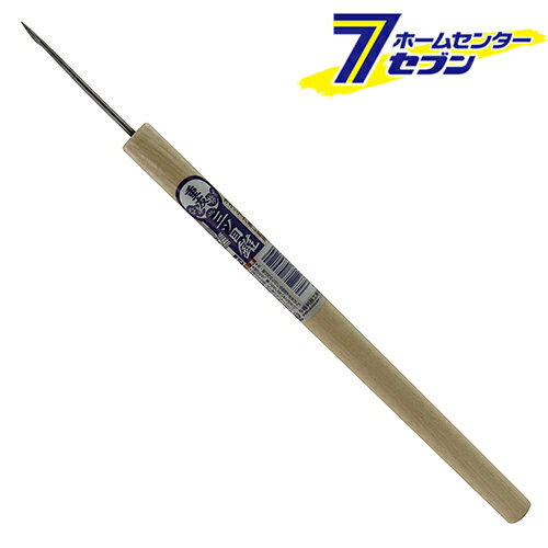 「与板利器工業 重友 三ツ目錐 大 」は株式会社ホームセンターセブンが販売しております。メーカー与板利器工業品名重友 三ツ目錐 大 品番又はJANコードJAN:4979717489124サイズ-重量40g商品説明●釘の下穴用の錐です。【用途】●木材の穴あけ加工。【機能】●三ッ目錐は丸釘を打つ前に釘の通り道として開ける穴に使用するものです。●軸がくびれているため少ない抵抗で作業できます。●刃先が材に入りますと、穴の断面はちょうど丸釘の断面と同じものとなります。【仕様】■大。【材質】■刃部：炭素工具鋼(SK-5)。■柄：天然木。【注意事項・その他】■刃物ですので使用には十分注意して使用ください。■用途以外に使用しないで下さい。■お子様の手の届かない場所に保管して下さい。■サイズ(mm)：18×328×328mm※パッケージ、デザイン等は予告なく変更される場合があります。※画像はイメージです。商品タイトルと一致しない場合があります。《釘 下穴 木材 穴あけ加工》商品区分：原産国：広告文責：株式会社ホームセンターセブンTEL：0978-33-2811