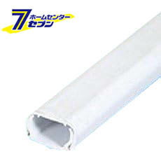 ABSモール 壁用 テープ付 1号 1m ホワイト [配線モール 電設資材 電気配線 工事用配線 ケーブル エルパ..