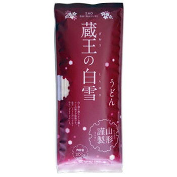 みうら食品 蔵王の白雪うどん 200g×15袋【メーカー直送：代金引換不可：同梱不可】【北海道・沖縄・離島は配達不可】