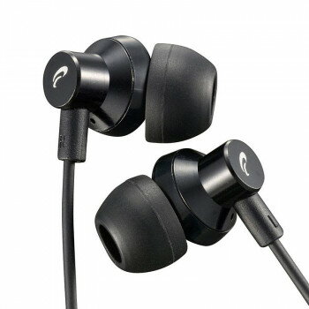 AudioComm ステレオインナーホン ブラック HP-B170N-K【メーカー直送：代金引換不可：同梱不可】【北海道・沖縄・離島は配達不可】