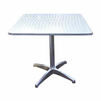 アルミテーブル角 YTS2-80 32617【メーカー直送：代金引換不可：同梱不可】【北海道・沖縄・離島は配達..