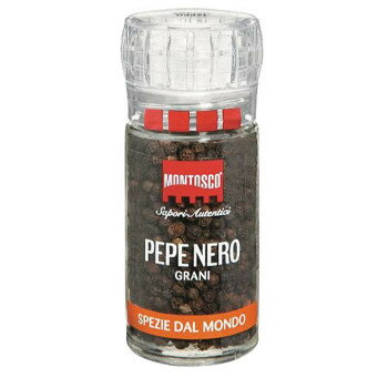 モントスコ　ブラックペッパー(プラスチックミル)　43g　8セット　077005【メーカー直送：代金引換不可：同梱不可】【北海道・沖縄・離島は配達不可】