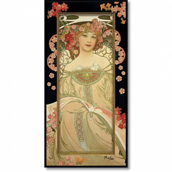 ユーパワー ビッグアート ミュシャ「夢想」 BA-10069【メーカー直送：代金引換不可：同梱不可】【北海道・沖縄・離島は配達不可】