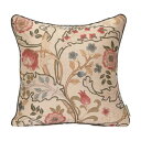 川島織物セルコン Morris Design Studio マリーイザベル 背当クッションカバー 50×50cm LL1725 R レッド【メーカー直送:代金引換不可:同梱不可】【北海道・沖縄・離島は配達不可】