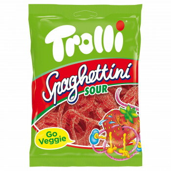 Trolli(トローリ) スパゲティサワーストロベリー 100g×30個セット【メーカー直送：代金引換不可：同梱不可】【北海道・沖縄・離島は配達不可】