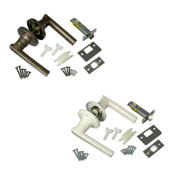 かんたん取替レバー 可変ラッチ 空錠 NP222-O ホワイト【メーカー直送：代金引換不可：同梱不可】【北海道・沖縄・離島は配達不可】