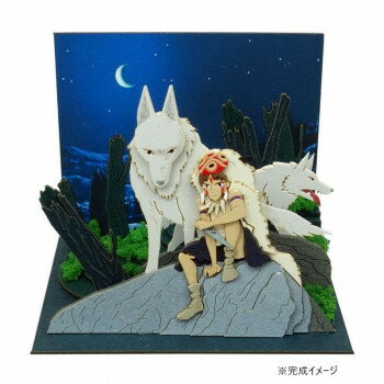 みにちゅあーとキット スタジオジブリminiシリーズ もののけ姫 決断の夜 MP07-140【メーカ ...