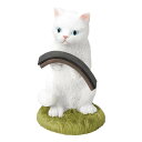 セトクラフト アクセサリーホルダー 白ネコ SR-5604【メーカー直送:代金引換不可:同梱不可】【北海道・沖縄・離島は配達不可】