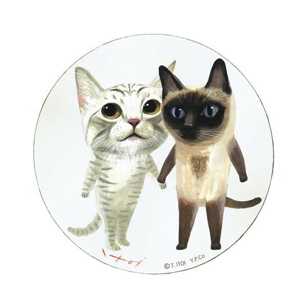 ユーパワー 糸井忠晴 木製ラウンドアート 同級生(Mサイズ) IT-01017【配送方法:メール便/同梱不可/代引不可/日時指定不可】【北海道・沖縄・離島は配達不可】