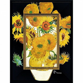 ユーパワー ビッグアートS ゴッホ「ひまわり」 BA-04015【メーカー直送：代金引換不可：同梱不可】【北海道・沖縄・離島は配達不可】