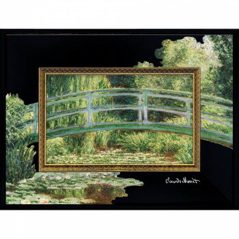 ユーパワー ビッグアートS モネ「睡蓮の池と日本の橋」 BA-04018【メーカー直送：代金引換不可：同梱不可】【北海道・沖縄・離島は配達不可】