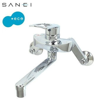 三栄水栓　SANEI　キッチン用(壁付)　シングル混合栓 K1712E2-13【メーカー直送：代金引換不可：同梱不可】【北海道・沖縄・離島は配達不可】