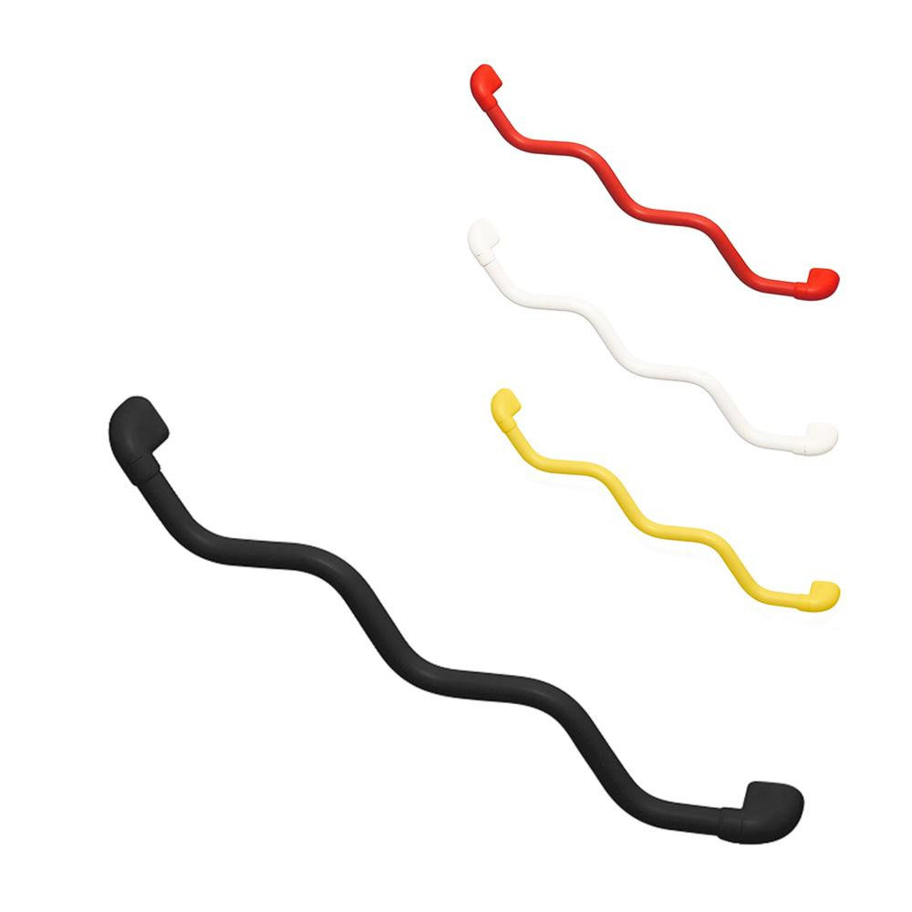 三栄水栓 SANEI 手すり 波形ニギリバー 860×60mm エンジ・W5930-800-R【メーカー直送：代金引換不可：同梱不可】【北海道・沖縄・離島は配達不可】