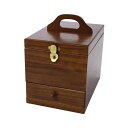 茶谷産業 日本製 Wooden Case 木製コスメティックボックス 017-513【メーカー直送:代金引換不可:同梱不可】【北海道・沖縄・離島は配達不可】