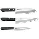 燕熟の技 三徳包丁 165mm & 牛刀包丁 180mm & ペティナイフ 135mm EJH-500【メーカー直送:代金引換不可:同梱不可】【北海道・沖縄・離...
