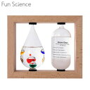 茶谷産業 Fun Science ファンサイエンス 温度計&ストームグラス 333-272【メーカー直送:代金引換不可:同梱不可】【北海道・沖縄・離島は配達不可】