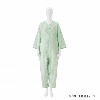 竹虎 介護ねまき グリーン M 106613【メーカー直送：代金引換不可：同梱不可】【北海道・沖縄・離島は配達不可】