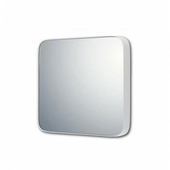 スリムライン ミラー「ラウンドコーナーL」 グロスホワイト SM-09041【メーカー直送：代金引換不可：同梱不可】【北海道・沖縄・離島は配達不可】