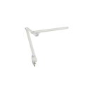 OHM LEDタッチ式調光アームライト ホワイト・AS-LD712AK-W【メーカー直送:代金引換不可:同梱不可】【北海道・沖縄・離島は配達不可】