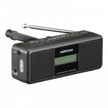 Other - OHM AudioComm 手回しラジオライト RAD-M799N【メーカー直送：代金引換不可：同梱不可】【北海道・沖縄・離島は配達不可】