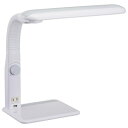 OHM LED学習スタンド 調光 左右利き用 USBポート付 ホワイト ODS-LDAK6N【メーカー直送:代金引換不可:同梱不可】【北海道・沖縄・離島は配達不可】