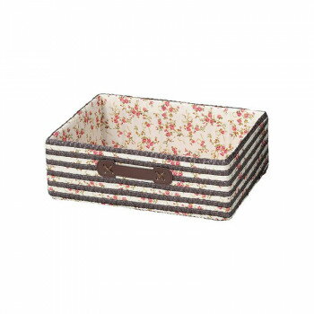 お花柄バスケット 13-04DBR【メーカー直送：代金引換不可：同梱不可】【北海道・沖縄・離島は配達不可】(3.0)