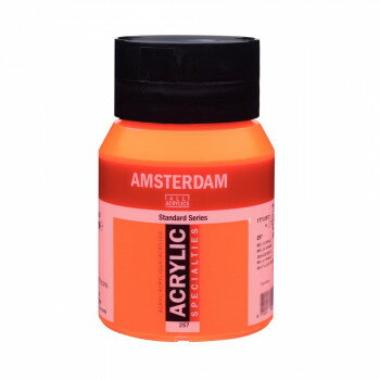 ターレンス アムステルダムアクリリックカラー500ml 257 リフレックスオレンジ 407340【メーカー直送：代金引換不可：同梱不可】【北海道・沖縄・離島は配達不可】