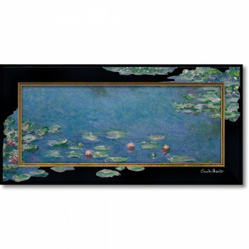 ユーパワー ビッグアート モネ「睡蓮」 BA-10063【メーカー直送：代金引換不可：同梱不可】【北海道・沖縄・離島は配達不可】