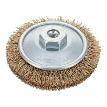 建工快速 ベベルブラシ 鋼線メッキ85mm KBB-85K 436110【メーカー直送：代金引換不可：同梱不可】【北海道・沖縄・離島は配達不可】