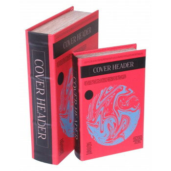 Other - BOOK BOX ブックボックス 2個セット 28516【メーカー直送：代金引換不可：同梱不可】【北海道・沖縄・離島は配達不可】