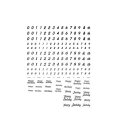 TSUMEKIRA(ツメキラ) Honey Chocoプロデュース ハッピーナンバー ブラック ES-HNC-004【メーカー直送:代金引換不可:同梱不可】【北海道・沖縄・離島は配達不可】(4)