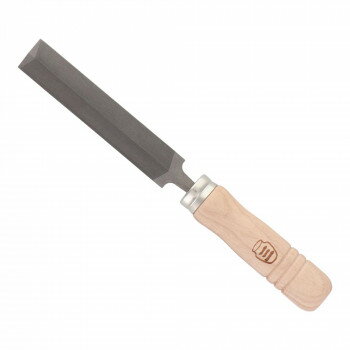 H＆H　木柄両刃ヤスリ　柄付き　100mm　RES-2　342552【メーカー直送：代金引換不可：同梱不可】【北海..