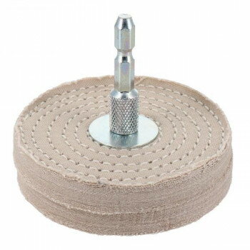 H＆H　6角軸　布バフ　BNN-75　010157【メーカー直送：代金引換不可：同梱不可】【北海道・沖縄・離島は配達不可】