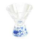 有田焼 福泉窯 有田浪漫グラス SAKE GLASS 台形 染付華唐草【メーカー直送:代金引換不可:同梱不可】【北海道・沖縄・離島は配達不可】