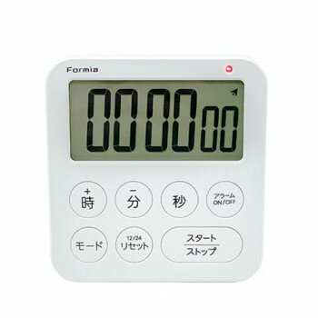 保土ヶ谷電子販売 FORMIA(フォルミア) タイマークロック ホワイト HT-027WH【メーカー直送:代金引換不可:同梱不可】【北海道・沖縄・離島は配達不可】 保土ヶ谷電子販売 FORMIA(フォルミア) タイマークロック ホワイト HT-027WH【メーカー直送:代金引換不可:同梱不可】【北海道・沖縄・離島は配達不可】