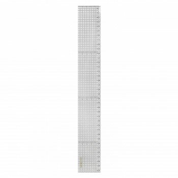 方眼直線定規　36cm×3mm　1-807-7036【メーカー直送：代金引換不可：同梱不可】【北海道・沖縄・離島は配達不可】