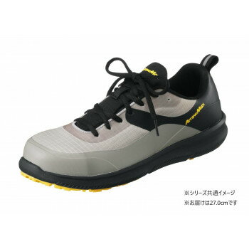 ※パッケージ、デザイン等は予告なく変更される場合があります。※画像はイメージです。商品タイトルと一致しない場合があります。つま先に鉄製の先芯を装備することで、様々な作業を安心・安全に行っていただけます。接地面から約4cmまで生活防水機能を装備。濡れた足元や水を扱う場面でも快適な作業を実現します。アッパーに撥水加工を施しているので水や汚れを寄せ付きにくいです。滑りにくさを考慮した底意匠で、足元が濡れた場所での作業も安心です。夜間作業に適したリフレクター(反射材)を装備。クッション性が高い厚底で足への負担を軽減。※完全防水ではありません。※使用とともに撥水効果は落ちていきます。サイズ27.0cm個装サイズ：33.5×21×12cm重量個装重量：990g素材・材質アッパー:ポリエステル/TPUソール:EVA+ラバー生産国中国広告文責:株式会社ホームセンターセブンTEL:0978-33-2811※パッケージ、デザイン等は予告なく変更される場合があります。※画像はイメージです。商品タイトルと一致しない場合があります。fk094igrjs