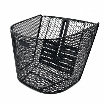 ユニカー工業 スクーター用 前カゴ ブラック BG-060【メーカー直送：代金引換不可：同梱不可】【北海道・沖縄・離島は配達不可】