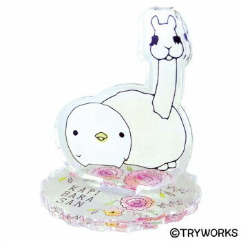 カピバラさん　ミニアクリルフィギュア　リャマさん＆なまけものくん　KB580RN【配送方法:メール便/同梱不可/代引不可/日時指定不可】【北海道・沖縄・離島は配達不可】